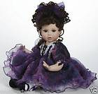 Marie Osmond CUTE AS A BUTTON Porcelain Toddler Doll in Purple by 