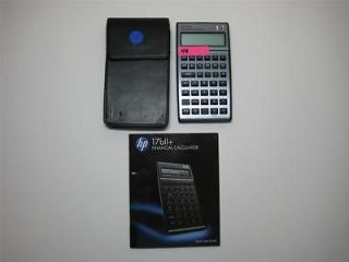   Packard HP 17bII+ Financial Calculator EXCELLENT CONDITION (ID# 44