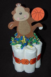 Mini Diaper Cake TEAM SPORTS/JUNGLE SAFARI Baby Shower/Nursery 