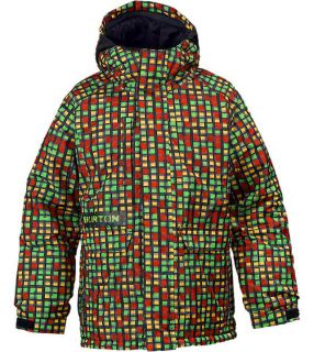 New Burton Dryride Boy Teen Boy Sludge Winter Waterproof Ski Jacket 11 