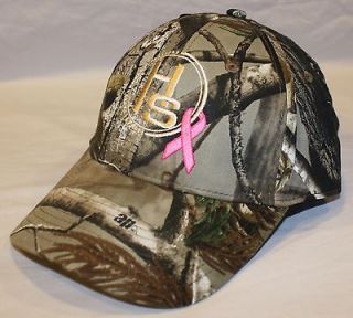 Women Realtree APG HD Camo Deer/Turkey Hunting Hat/Cap Breast Cancer 