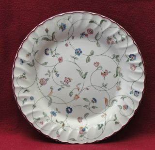 STAFFORDSHIRE CHINA   OAKWOOD with PINK/ RED FLOWERS  DINNER PLATE