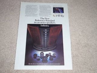 Infinity IRS Reference Std Speaker AD, 1984, Car Audio
