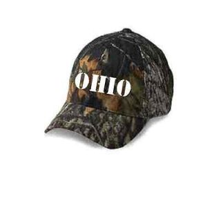   Flex Fit Adult Mens Mossy Oak Cap Camouflage Hat State Pride Support