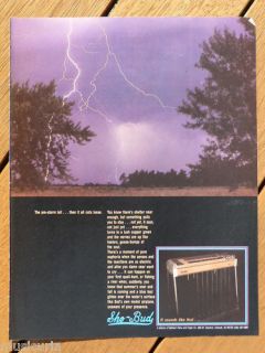 retro magazine advert 1983 SHO BUD pedal steel