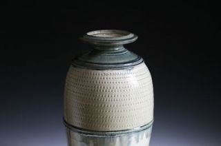 Richard Batterham   studio pottery   Very Tall Vase   Bernard Leach 