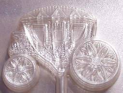 Fairy Tale Carriage Lollipop Chocolate Candy Mold