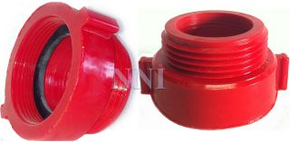 FIRE HOSE/HYDRANT HEX ADAPTER 1 1/2 FemaleSIPT x 1 1/2 Male NST 