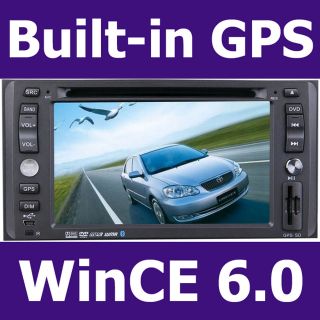 Car Indash Audio Stereo Radio DVD Player+GPS Navigation Fit 03 07 