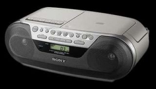 Sony LCD Display Cassette Tape Recorder+CD Player+AM/FM Radio w/ Built 