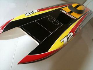   Fiberglass Speed Boat RC Racing Catamaran Electric or Nitro HULL KIT