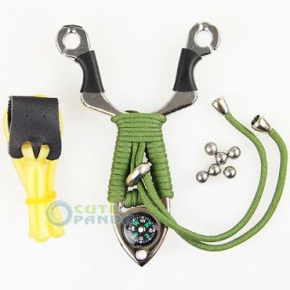   Powerful Slingshot Pocket Pro Catapult Outdoor Hunting With Compass