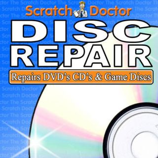DVD CD Game Disc Scratch Remover Repair Polish / Repairs Wii Ps2 Games 