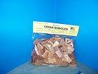  crafts approx. 500 straight edge cedar wood roof shingles 1/12 scale