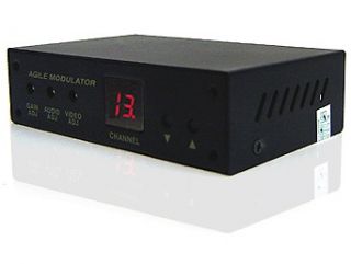 Composite A/V To RF Coax TV Channel Converter Ch7   22