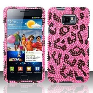   Crystal Diamond BLING Case Phone Cover AT&T Samsung Galaxy S II 2