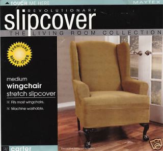 wing chair slipcover in Slipcovers