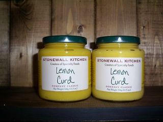 Stonewall Kitchen Lemon Curd 11.5 oz two jars