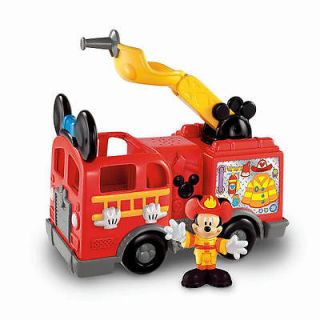 Fisher Price Mickeys Silly Siren Fire Truck