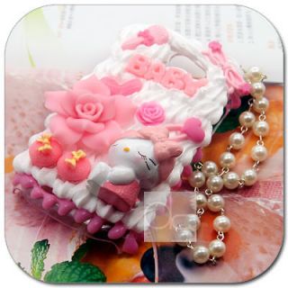 PB Hello Kitty Cream Hard Skin Case Cover T mobile Samsung Exhibit II 