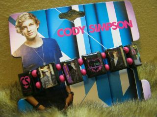 new Cody Simpson stretch charm bracelet music memorabilia pop culture