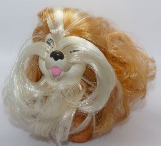 Vintage Hasbro Sweetie Pups Pup Bearded Collie Rough Coated Coat Dog 