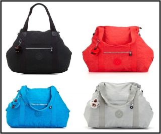 Kipling Art M Tote Bag TM2060 Black/Espresso​/Red/Blue/Neon Pink 
