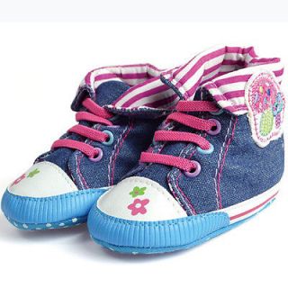Mushroom Girl Baby Soft Soled Toddler Infant Shoes Sneakers 12 15 