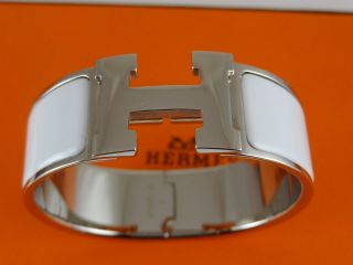 Hermes Clic Clac H Enamel PM Wide Bracelet