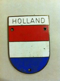 Holland Flag Badge old grill badge