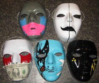 Hollywood Undead Handpainted Mask J3T Deuce FM J Dog