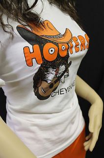 Hooters CowGirl Uniform Cowboy Costume T Shirt Shorts Pantyhose Slouch 
