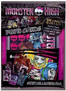 Monster High Trading Photo Cards Starter Pack   Collectors Binder 