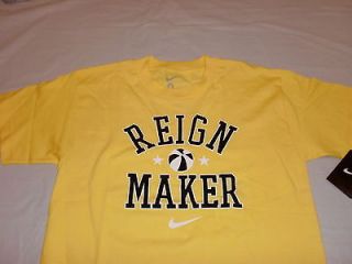 NWT Boys Nike Reign Maker Yellow Tee Shirt L Brand New