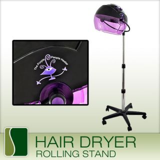 HOT Tools TOURMALINE IONIC Standing HAIR Dryer Hood Rolling Salon 