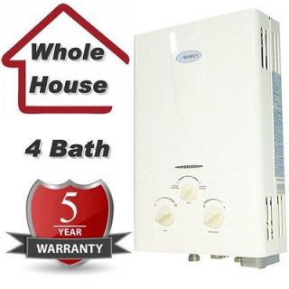   Gas Tankless Hot Water Heater  Instant On Demand Whole House   4.3 GPM