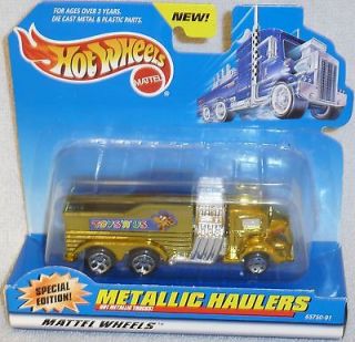 1999 HOT WHEELS Metallic Haulers Toys R Us Dump Truck #65750 91 RARE