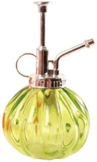 Glass Indoor Plant Spray Bottle Mister Water Lime Green