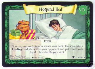 Harry Potter TCG Quidditch Cup 12/80 Hospital Bed