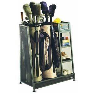 Suncast New Golf Organizer, Storage for Golf Bags, Clubs, and 