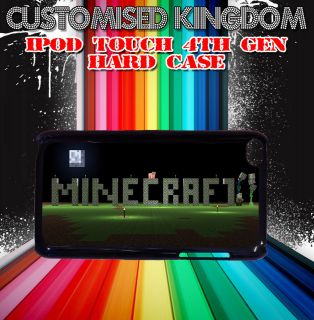 MINECRAFT IPOD TOUCH 4TH GEN PRINTED HARD CASE COVER GIFT 1