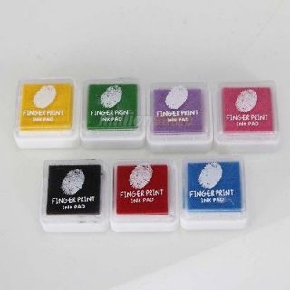 Flawless Finger Print Ink Pad Fingerprint Lovely Candy Color Many 