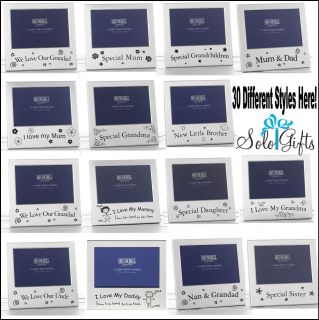 Family Photo Frames 30 DIFFERENT STYLES TITLES *Mum,Dad,Grandma,Uncle 