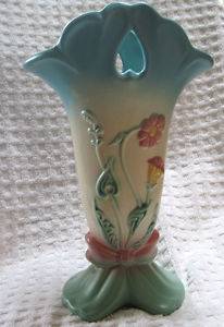 vintage Hull Bow Knot vase c. 1949 10 1/2 high