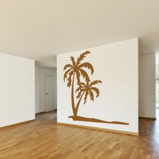 Palm Trees on The Beach Sand Wall Art Decals Wall Stickers Transfers
