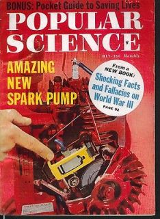 POPULAR SCIENCE Kerosene Car Hydrofoils Hydraulic Lift 7 1961