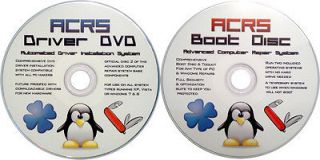 DISC SET} ACRS DRIVER & BOOT DVD DISKS For RECOVERY WINDOW 7 VISTA 