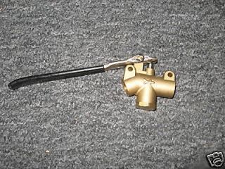 Carpet Cleaning Brass Wand Angle Valve, 1000 PSI
