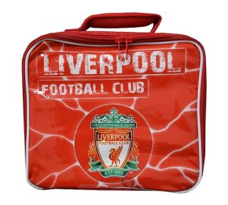   LIVERPOOL FC LIGHTNING SOFT INSULATED LUNCH BAG BOX SCHOOL GIFT NEW