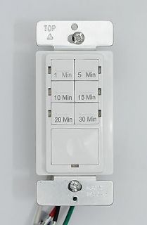 Enerlites In Wall Countdown Timer Switch 6 Button Preset W/ Override 